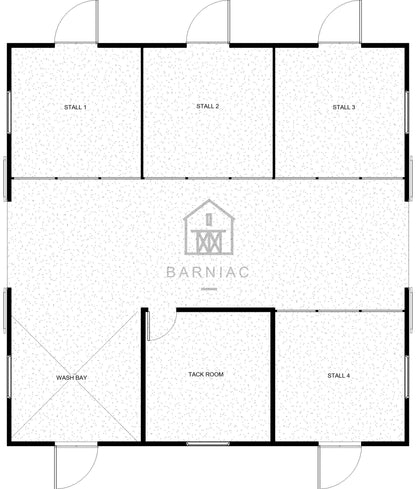 John Series Barn Plan
