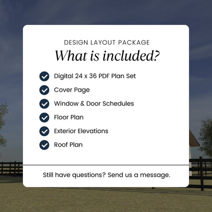 John Series Barn Plan