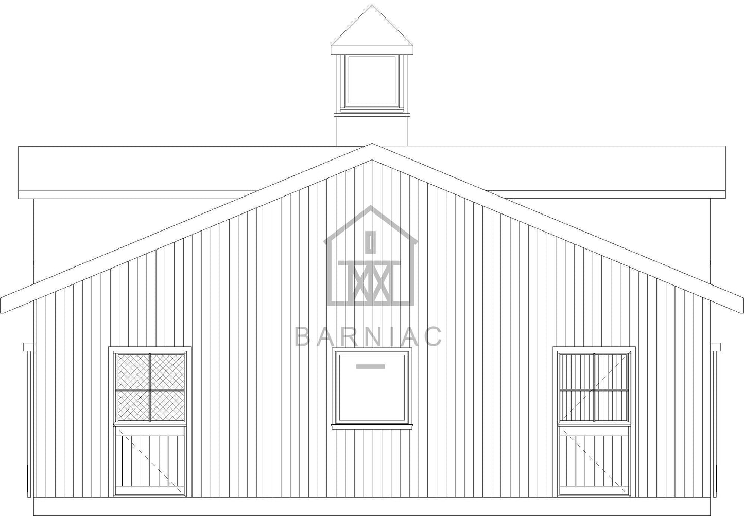 John Series Barn Plan